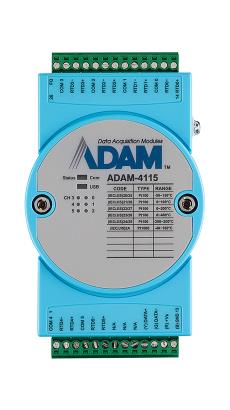 6路RTD坚固性Modbus RS-485远程I/O模块